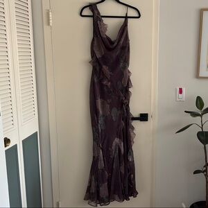 NWT Asos Floral Purple Dress